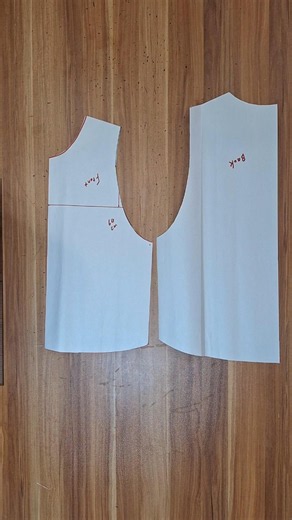 Girls sporty blouse sewing tutorial on this channel ✂️ #shorts #shortvideo #sewing #patternmaking