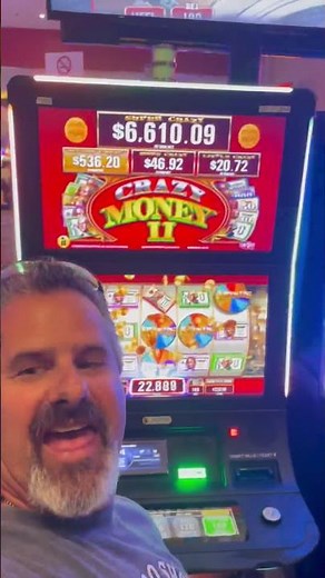 Winning on a slot machine in Laughlin Nevada at the Aquarius. $$$$. Boondocking in the parking lot