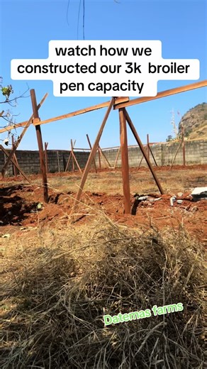 Constructing a 3000 Capacity Broiler Pen at Datemas Farms