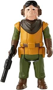 STAR WARS Retro Collection Kuiil Toy 3.75-Inch-Scale The Mandalorian Collectible Action Figure with Accessories, Toys for Kids Ages 4 and Up,0.98 x 5.98 x 9.02 inches,F2022