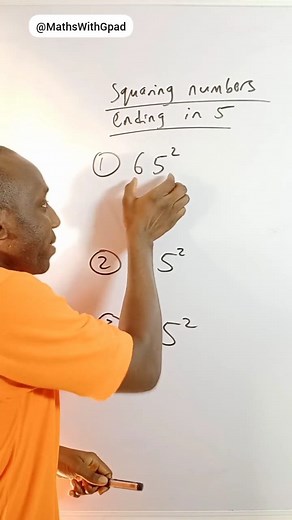 How to square numbers ending in 5 #square #numbers #howto #gpadlearnmaths #STEM | Gpad Learn Maths