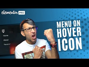 Elementor Wordpress Tutorial - Reveal a Menu by Hovering on an Icon with No Close Button Required.