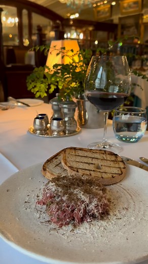1K views · 78 reactions | A show of pure indulgence right at your table. Our Truffle Steak Tartare is prepared with artistry, finished with generous truffle, and served with perfectly toasted sourdough for the ultimate savoury moment. #RubensHotel #VictoriaLondon #LondonDining #FoodieLondon #LuxuryTravel #TruffleLovers #RedCarnationHotels | The Rubens at the Palace | Facebook