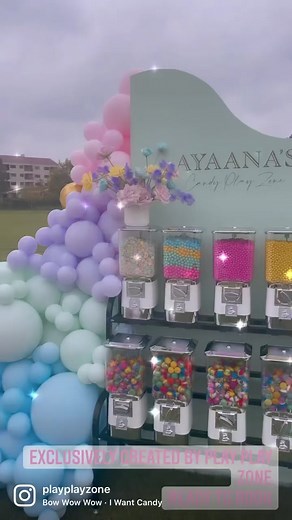 Innovative Candy Vending Station for Events