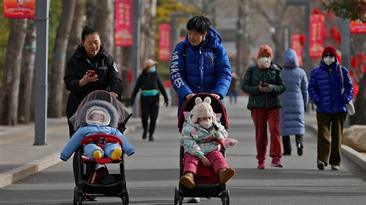 China's birthrate drops to its lowest level since 1949