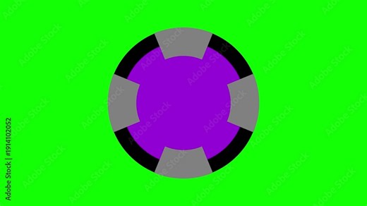 Animated Countdown Timer 5 Second Chroma Key Screen Transition