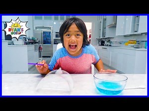 Easy DIY Science Experiment for kids with Bubbles!!! - Videos For Kids