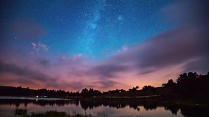 Timelapse of the milky way and shooting stars - Free Stock Video