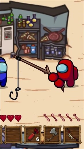 Among Us: Fishing with 0 IQ 🎣 #amongus #amonguszombie #shorts