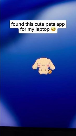 Cinnamoroll on My Laptop ☁️💙 cutest Sanrio desktop pet ever