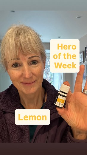 Hero of the Week: Lemon oil! One of my most used oils in the house. I’ve been loving it all week long - both morning and night to give my body a boost. Lemon oil is cold pressed from the rind. Did you know it requires 3000 lemons to produce a kilo of oil? It’s 100% pure with no fillers or additives. Historically, it’s been used to fight food poisoning, malaria and scurvy. It has so many benefits. This one is safe to eat- so we use it a lot in our water. Citrus oils dissolve plastic, so be sure t