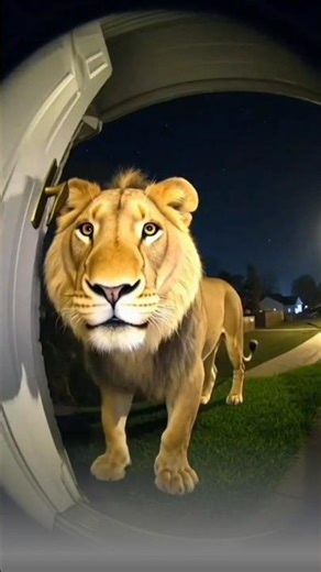 lion 🦁 CCTV video camera recording