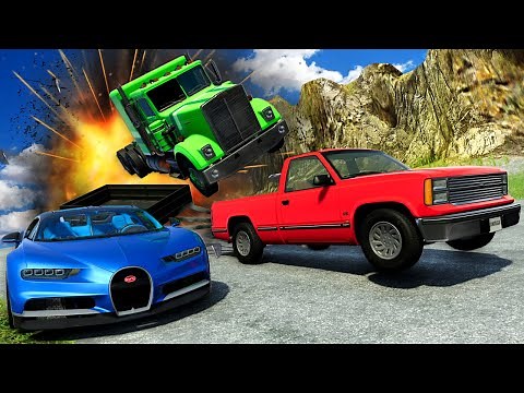 EPIC Downhill Racing & MASSIVE Crashes in the Best of BeamNG Drive Mods!