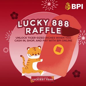 1.4K reactions · 39 shares | Unlock raffle entries to win RICHES when you use BPI Online to cash in, shop, and pay on these apps and websites! Get your lucky fortune with #BPIYourLuckiestYear | BPI | Facebook