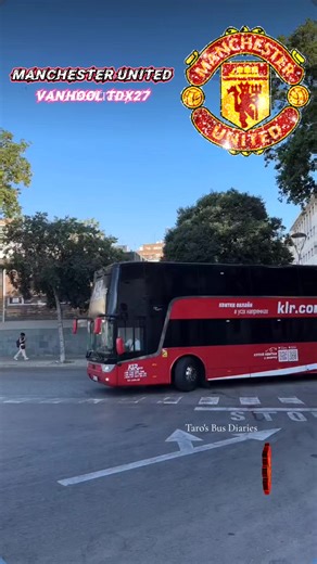 ‏Vanhool tdx27 - Belgium #manunited #LuxuryBus #fypシ゚