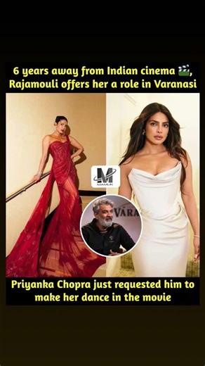 Priyanka Chopra turns full-on patakha in this fiery red look! 🔥✨ ##SS Rajamouli##Priyanka Chopra 🤯🤯