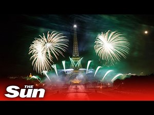 Live: Fireworks at the Eiffel Tower to mark Bastille day in Paris
