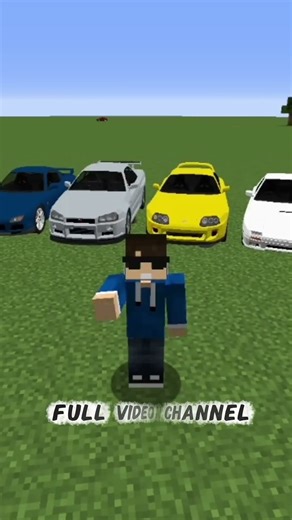 Minecraft me Car chala sakte hai 🤯 | Lamborghini, Supra and more...| #minecraft #yashxd