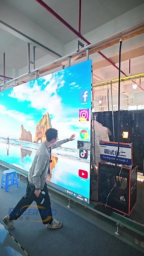 The front service tool is very convenient for maintaining the module#leddisplay #eagerled #ledscreen #ledmodules #ledwall #leddisplayscreen