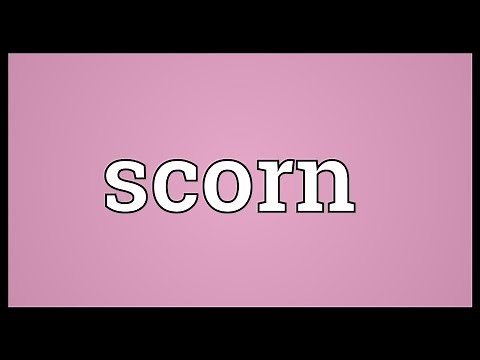 Scorn Meaning