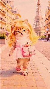 🐱💃 Cute Dancing Cat in a Cool Cap 😍 | Funny AI Cat Dance | Adorable Kitten #shorts