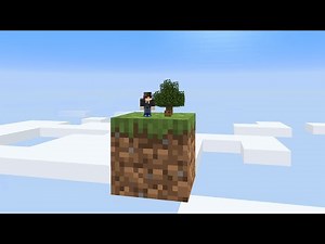 Minecraft but you only get one GIANT block...