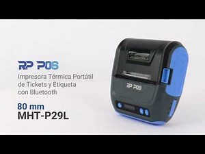 Impresora Térmica Portátil con Bluetooth de Ticket y Etiqueta MHT-P29L