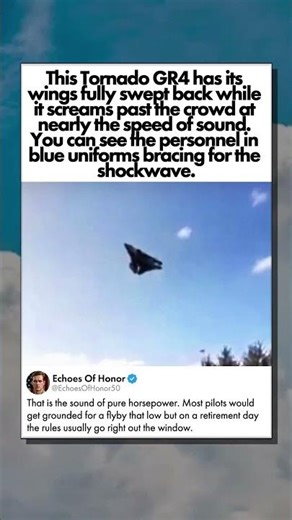 LOW LEVEL TORNADO GR4 FLYBY