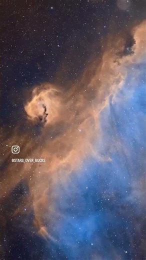 My photo of the Seagull Nebula (IC2177) in the constellation Monoceros and Canis Major. #astronomy