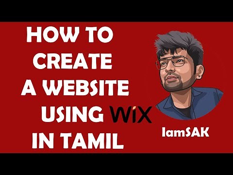How to Create a Website Using WIX in Tamil