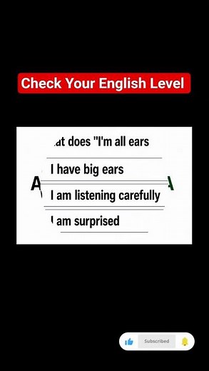 Test Your English Level | English Quiz | A1 to C2