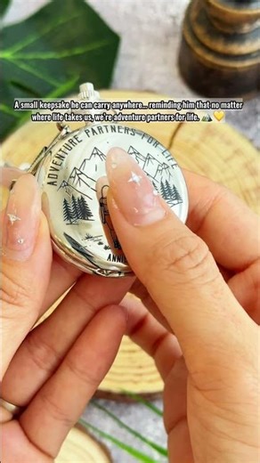 Adventure Partners For Life Camping Couple | Personalized Pocket Watch