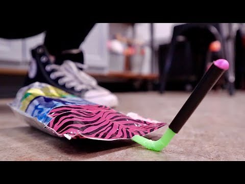 How to make a STOMP ROCKET out of a CAPRI SUN! (D.I.Y.)