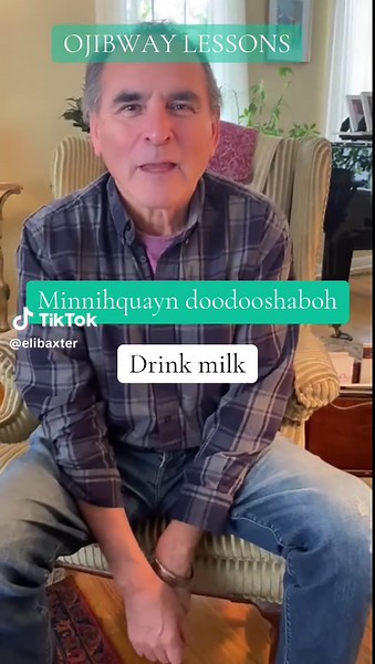 Learning Ojibwe Language: Drink Milk Lesson