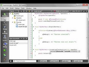 C++ Qt 69 - QTcpServer using QThreadPool