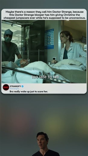 Maybe there's a reason they call him Doctor Strange, because this Doctor Strange blooper has him