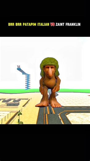 🤯BRR BRR PATAPIM ITALIAN VS ZAINT FRANKLIN IN INDIAN BIKE DRIVING 3D #gta #indianbike #shorts