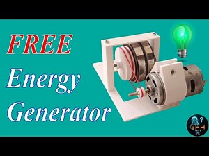DIY Free Energy Generator with 3D Printed Frame (Concept Video)