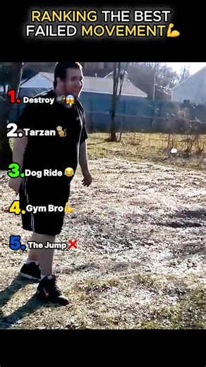 Ranking the Best Failed Movement #funny #hilariousfails