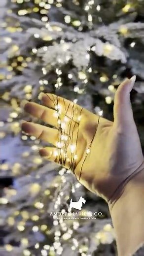 Viral Christmas Tree Lights You NEED This Year | Easy Install Diamond Cascade Lights! #christmastree