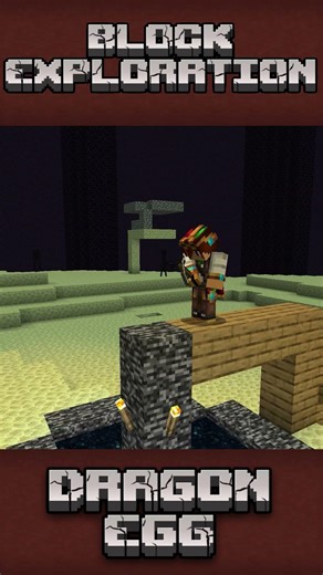 RAREST BLOCK IN THE GAME?? (Dragon Egg) #blockexploration #minecraftwiki #minecraftsurvival