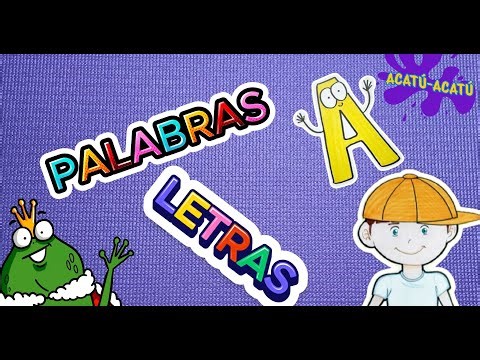 Aprendamos letras palabras y a deletrear! - Infantil - Para niños