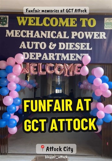 Funfair vibes at GCT College Attock 🎪✨ Food stalls, colorful decorations, and happy faces everywhere! 🍔🎈 From amazing project exhibitions to the cutest pet show 🐶🐱 Attock really showed up today! ❤️ Memories, laughter & pure fun all in one place 🎉 . 📍Location: Government college of Technology Attock City . . #attock#attockcity#foryoupage#creatorsearchinsight#viral @Govt College of Technology ATK @TikTok Pakistan @TikTok Creator Academy @TikTok UK