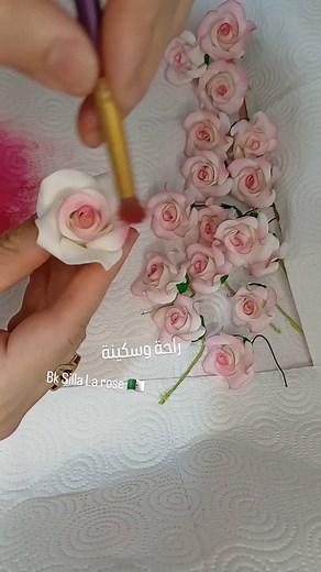 #gumpasteflowers #flowers #gateau #explorepage #pateasucre #decorationfloralealger #حلويات_جزائرية_تقليدية | Silla La Rose