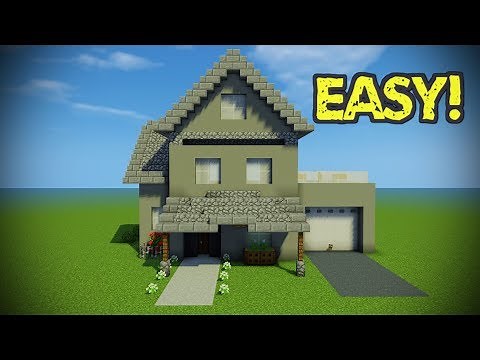 Minecraft - Suburban House (How To Make a Minecraft House)