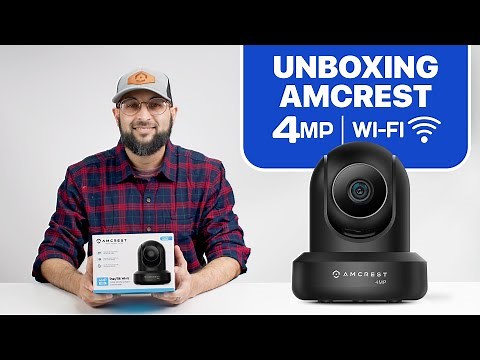 Amcrest 4MP Pan Tilt Zoom Camera Model IP4M-1041B Unboxing & Feature Overview