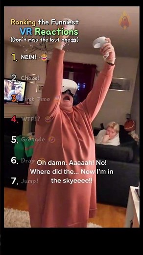 Ranking the Funniest VR Reactions