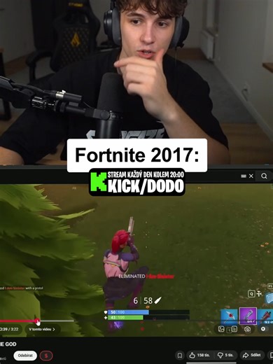 Fortnite v Roce 2017 🥹 #dodo