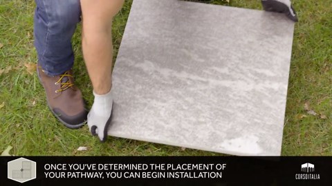 Corso Italia Bluestone Natural Cleft 24 in. x 24 in. x 0.75 in. Stone Look Porcelain Paver 610010002317