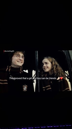 Harry & Hermione — proof that a boy and a girl can just be friends 🥀 | Mileya Mileya
